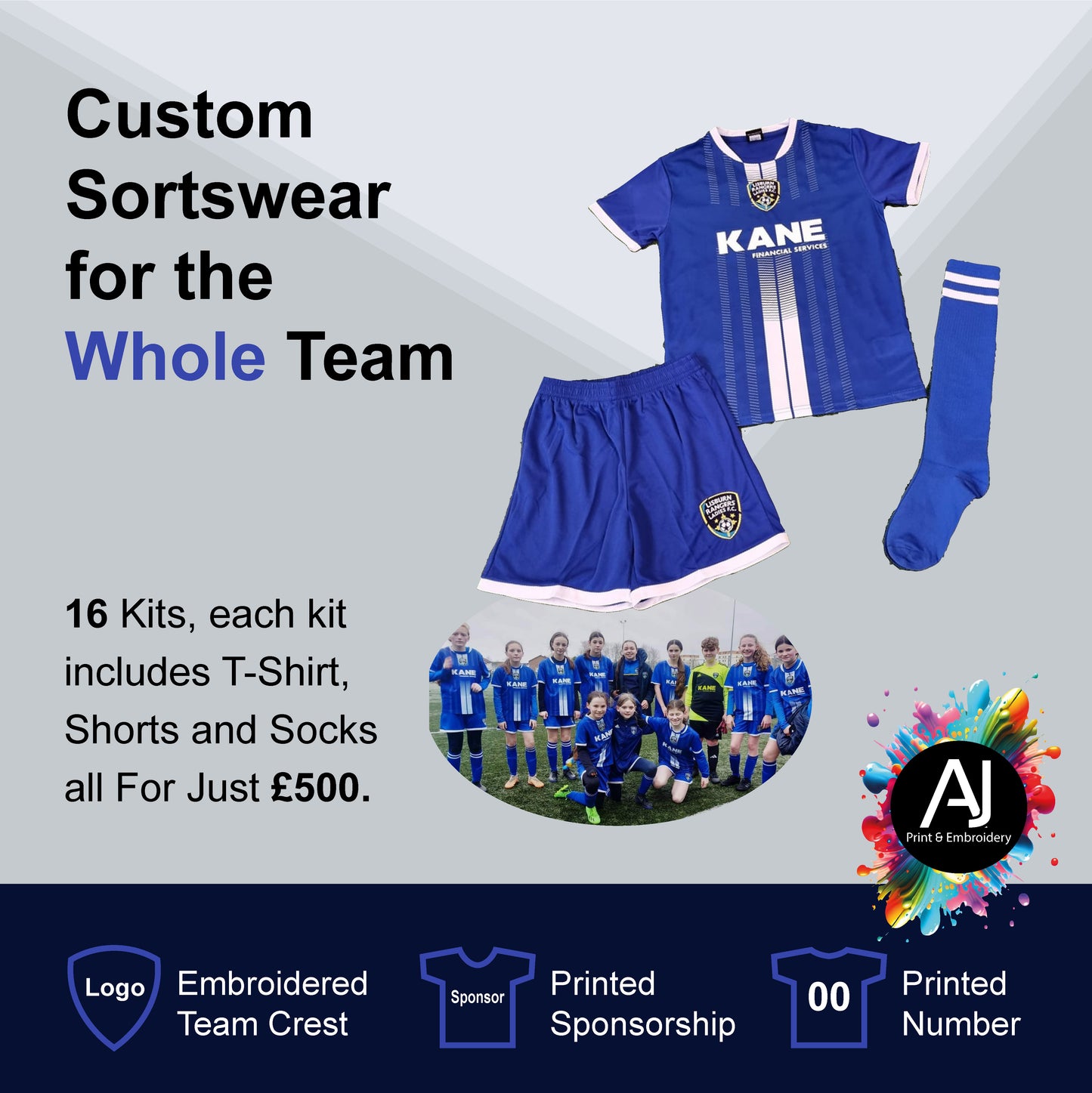 16 Kits: Custom Sportswear Bundle deal