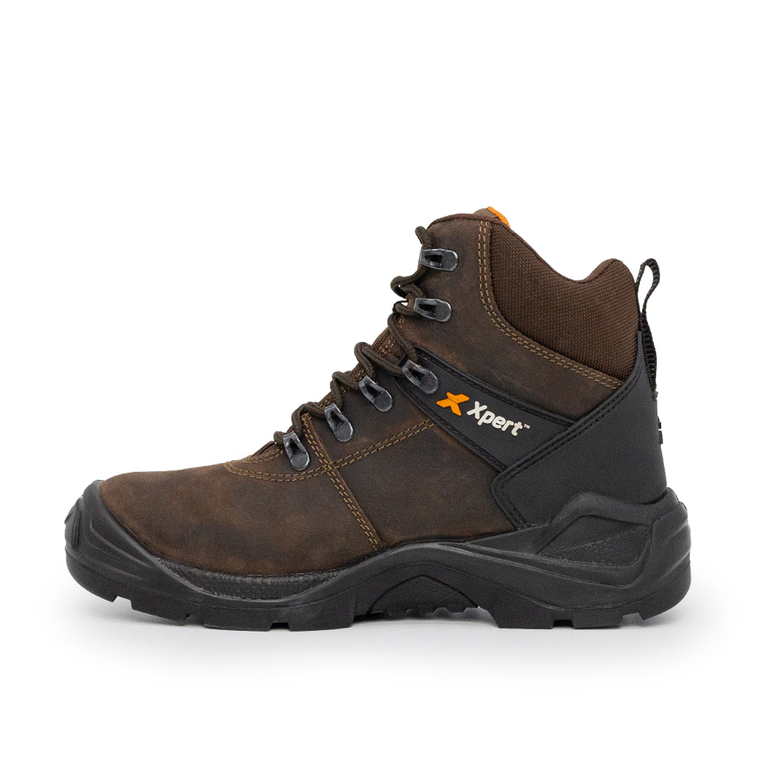 Xpert Typhoon S3 Safety Waterproof Boots Brown