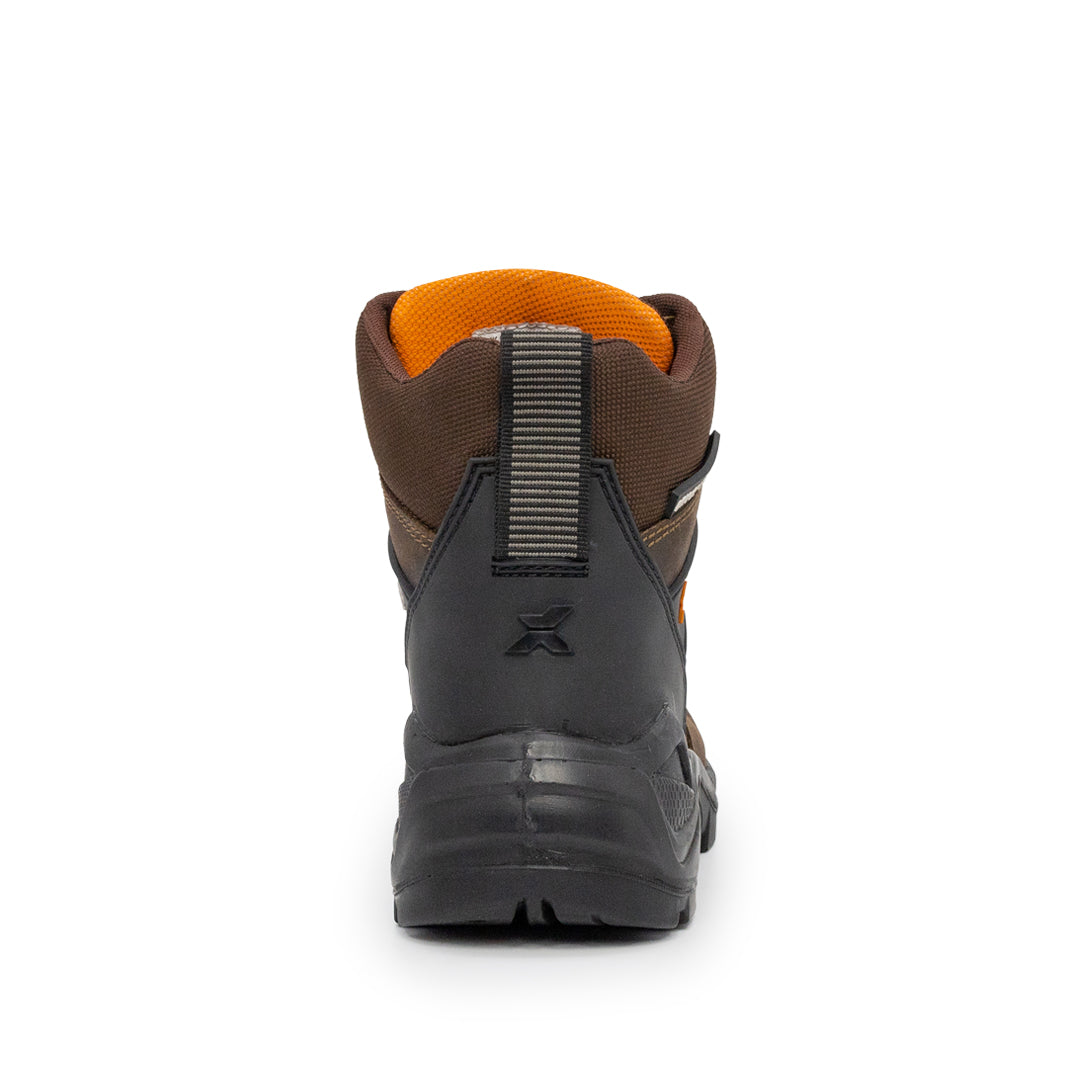 Xpert Typhoon S3 Safety Waterproof Boots Brown