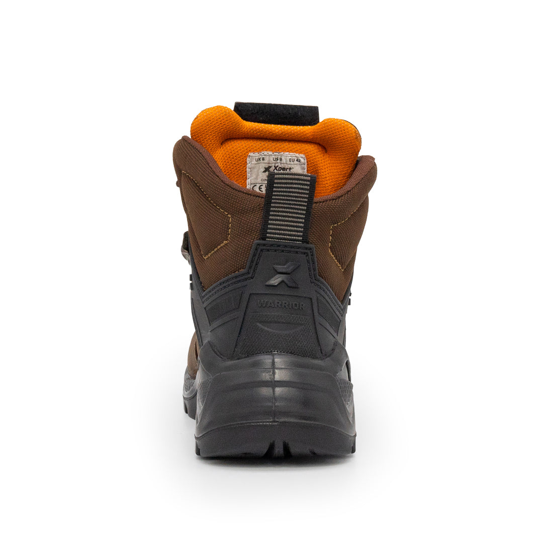 Xpert Warrior S3 Safety Laced Boots Brown